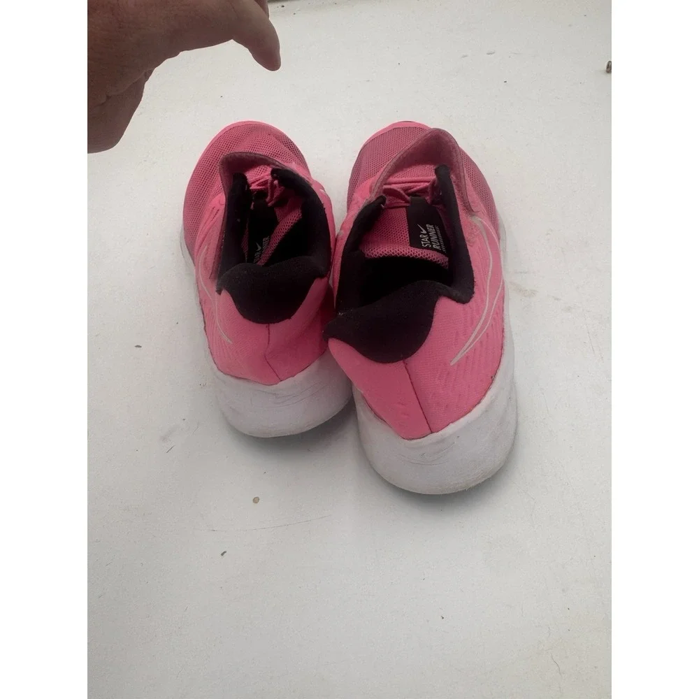 Nike Youth Girls Pink Star Runner 2 Sneakers Shoes Size 2Y AT1801-603